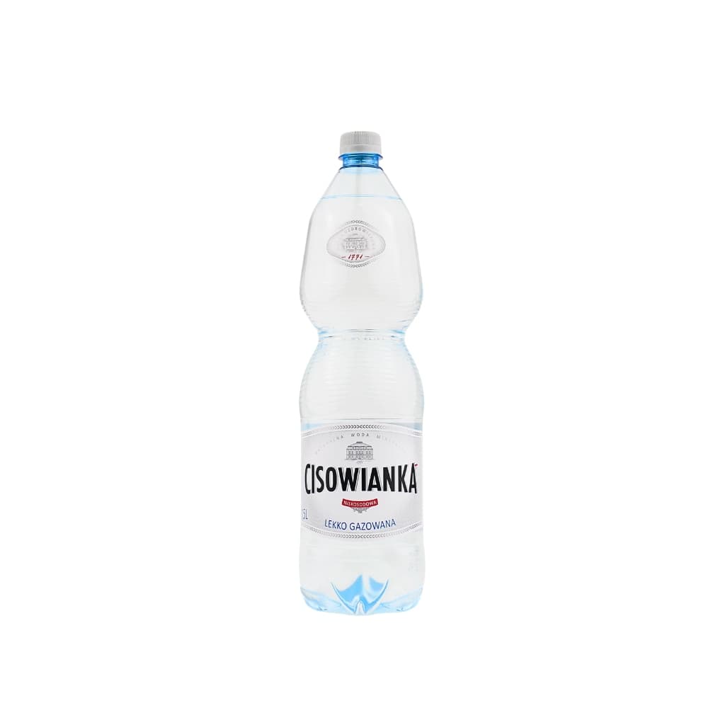 Woda lekko gazowana mineralna "Ciasowianka" PET 1,5l