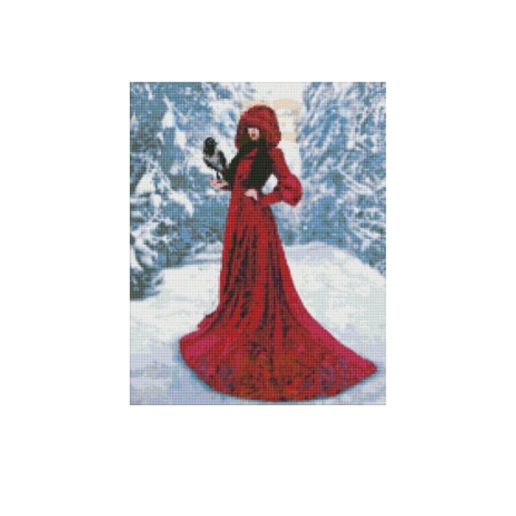 Zestaw do diamentowy mozaika."Zimowe piękno