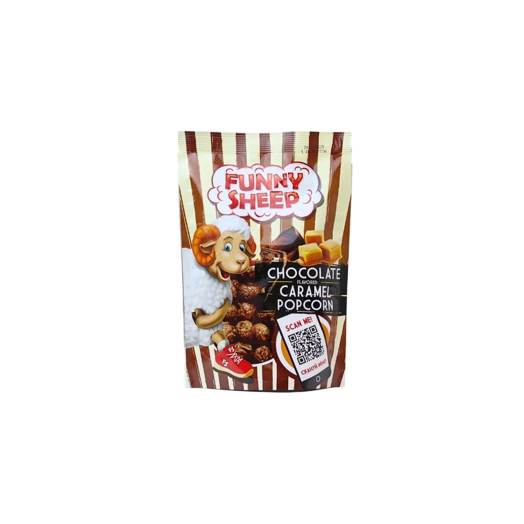 Popcorn w karmelu z czekoladą "Funny Sheep" 90g