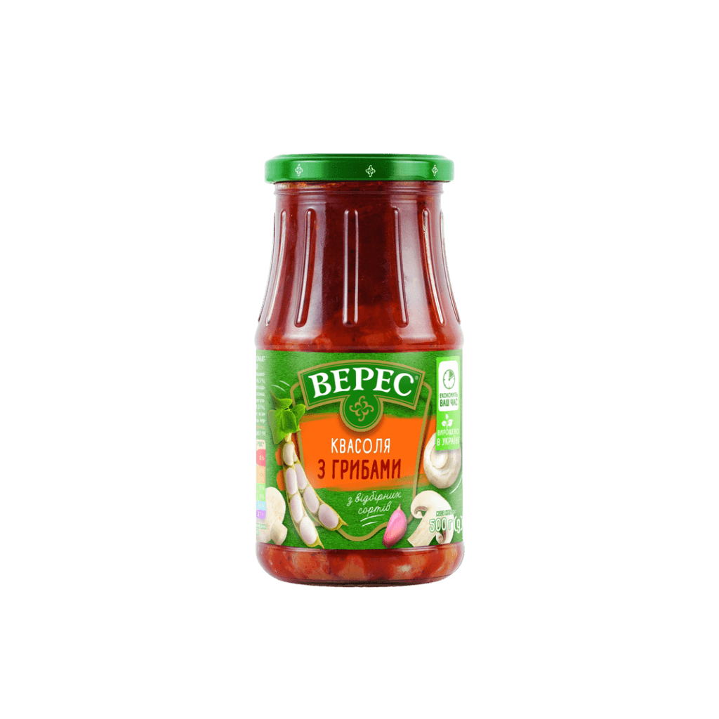 Pasta z fasolą i grzybami "Veres" 500g