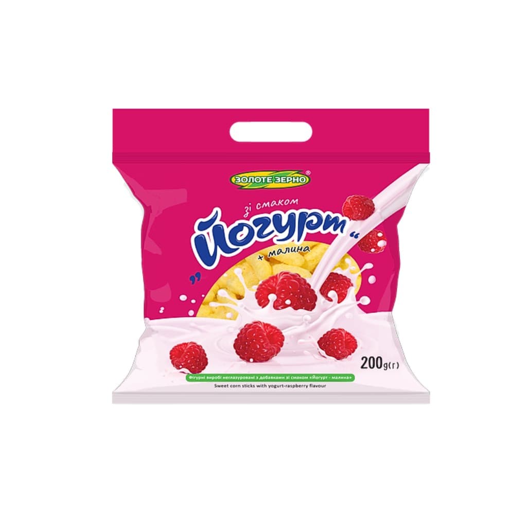 Chrupki o smaku Jogurt-Malina "Złote Ziarno" 200g