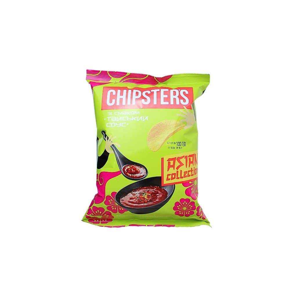Chipsy ziemniaczane o smaku sosu tajskiego "Chipster’s" 100g