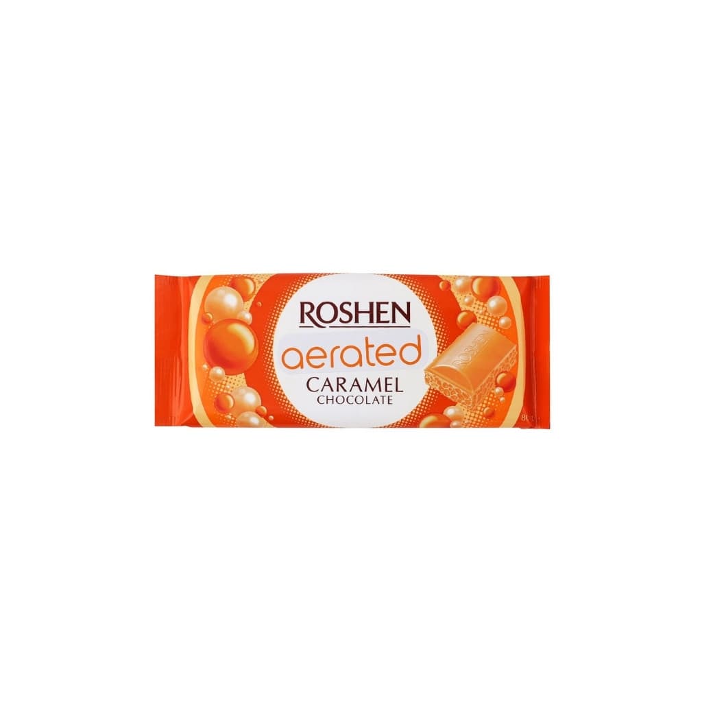 Czekolada karmelowa z bąbelkami "Roshen" 80g