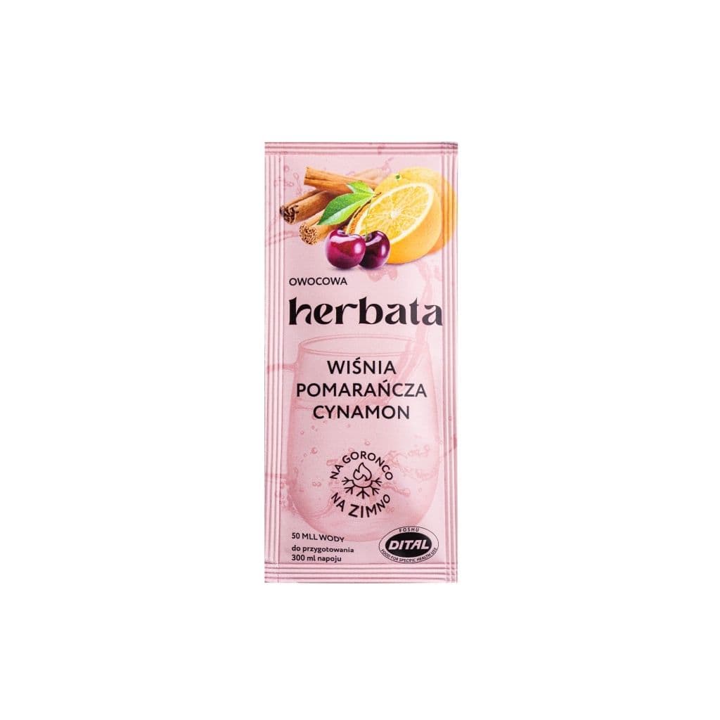 Produkt do przygotowywania napojów/herbaty WIŚNIA POMARAŃCZA CYNAMON "Fruit tea" 50g