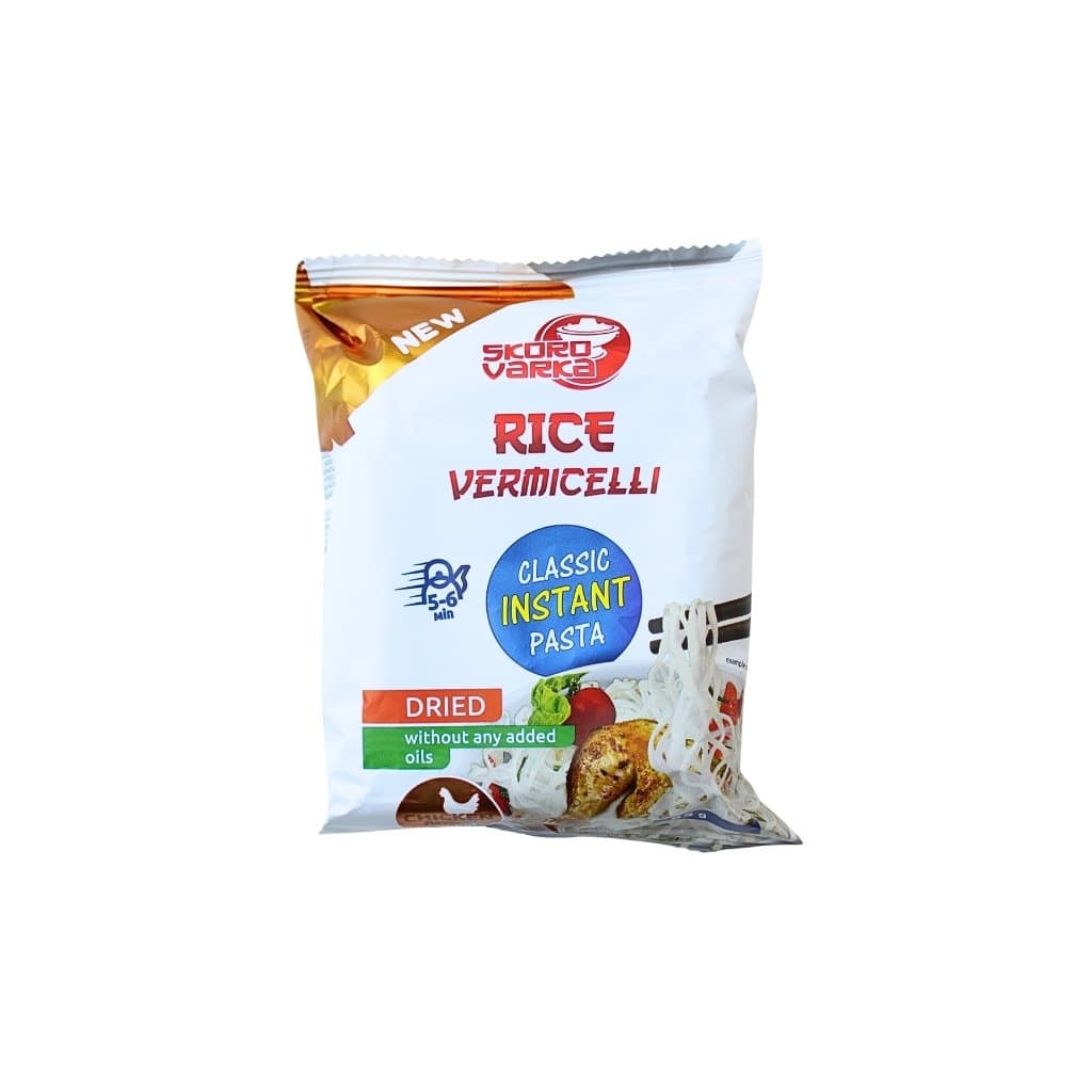 Nudle ryżowe smak kurczaka "Skorovarka" 60g