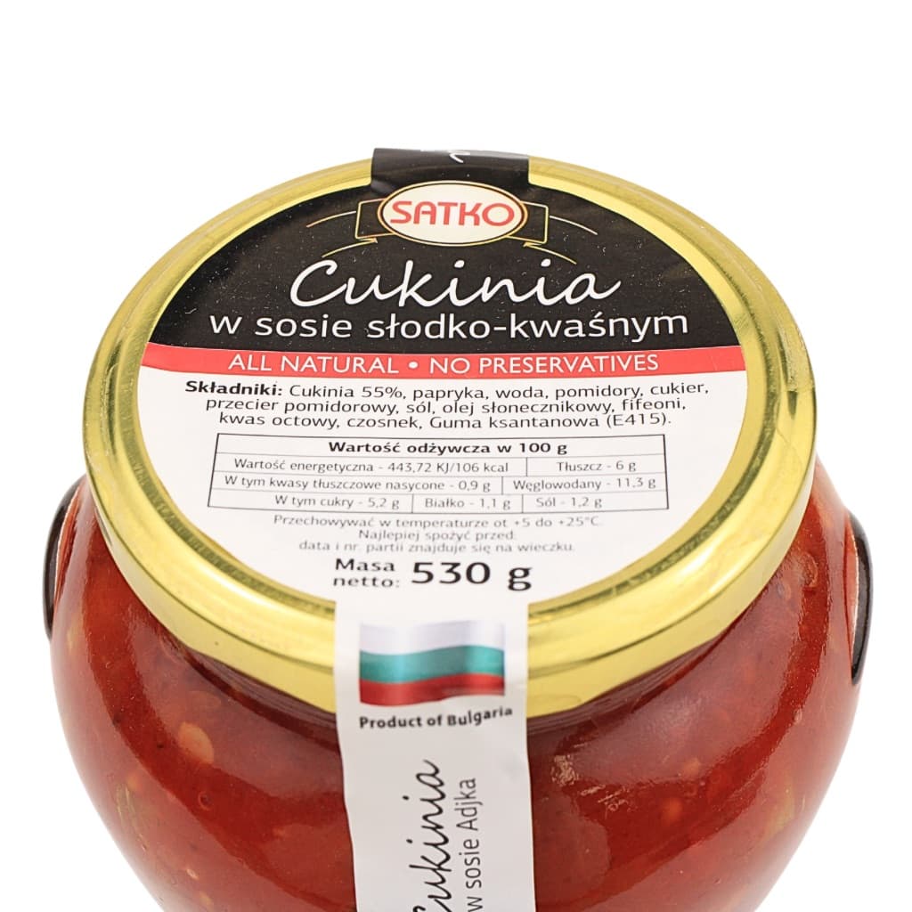 Adżyka cukinia "Satko" 580ml - zdjęcie 2
