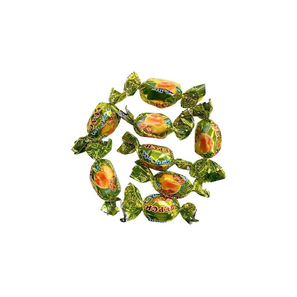 Cukierki Brzoskwinia z orzechem włoskim "Ametyst Plus" (100g) luz