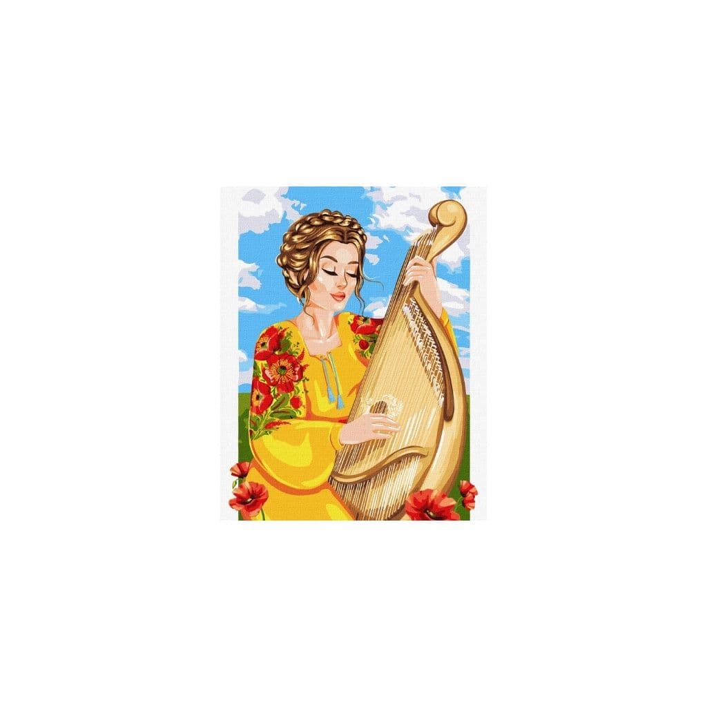 Zestaw do malowania po numerach. "Graj, moją bandurę ękrizhanskaya" 40x50cm