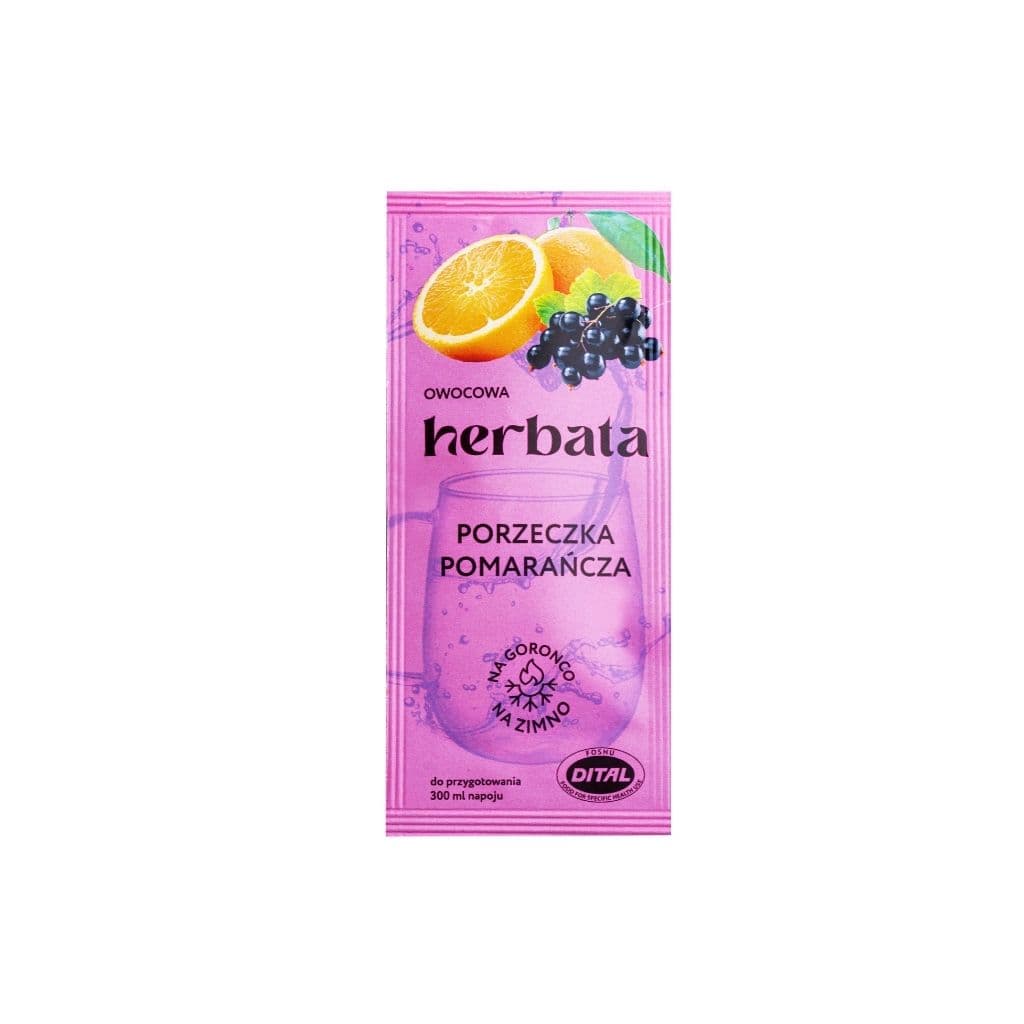 Produkt do przygotowywania napojów/herbaty CZARNA PORZECZKA POMARAŃCZA "Fruit tea"  50g