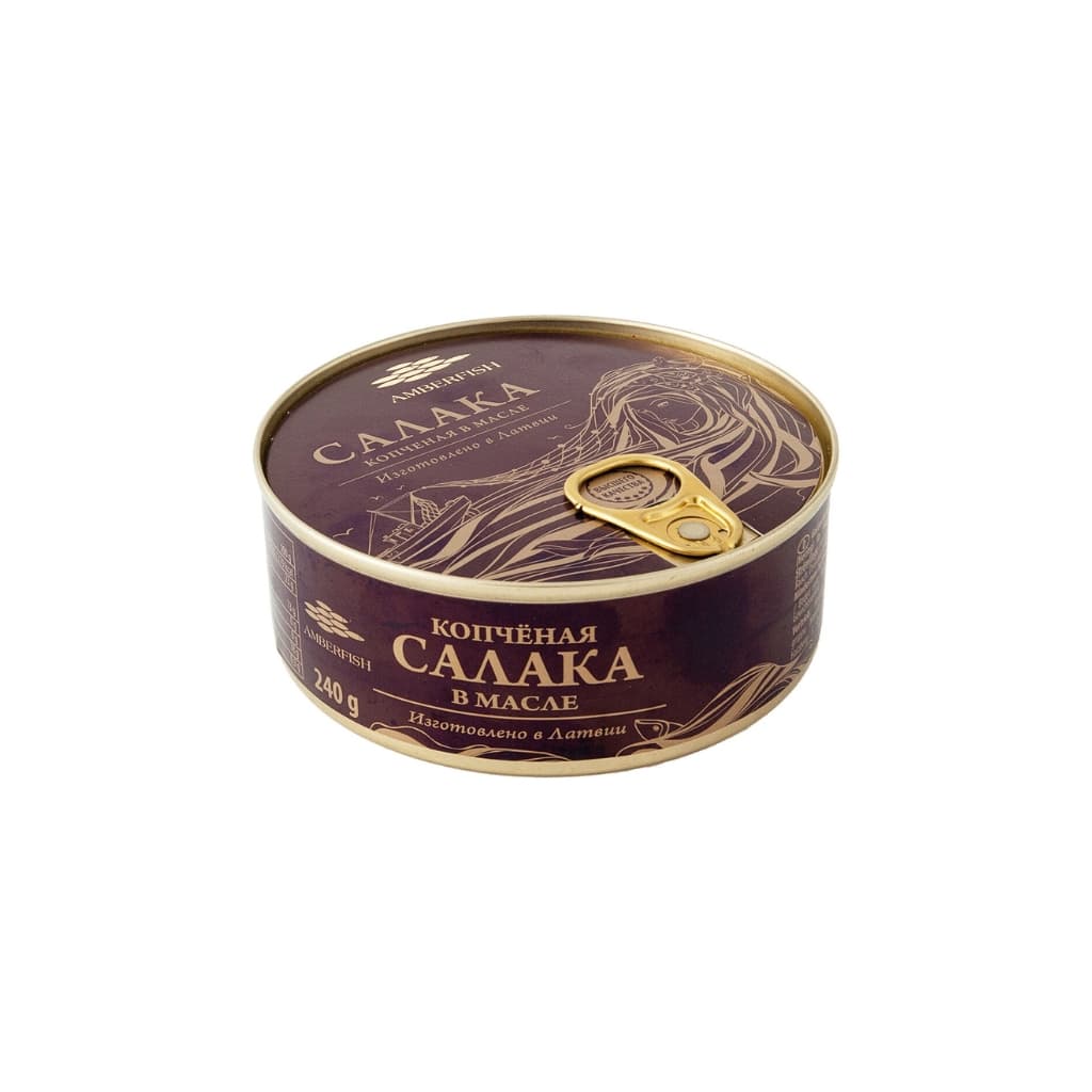 Śledź bałtycki wędzony w oleju "Amberfish" 240g