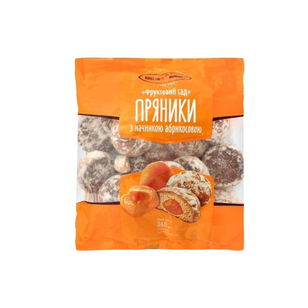 Pierniki z nadzieniem morelowym "Kyivhlib" 360g