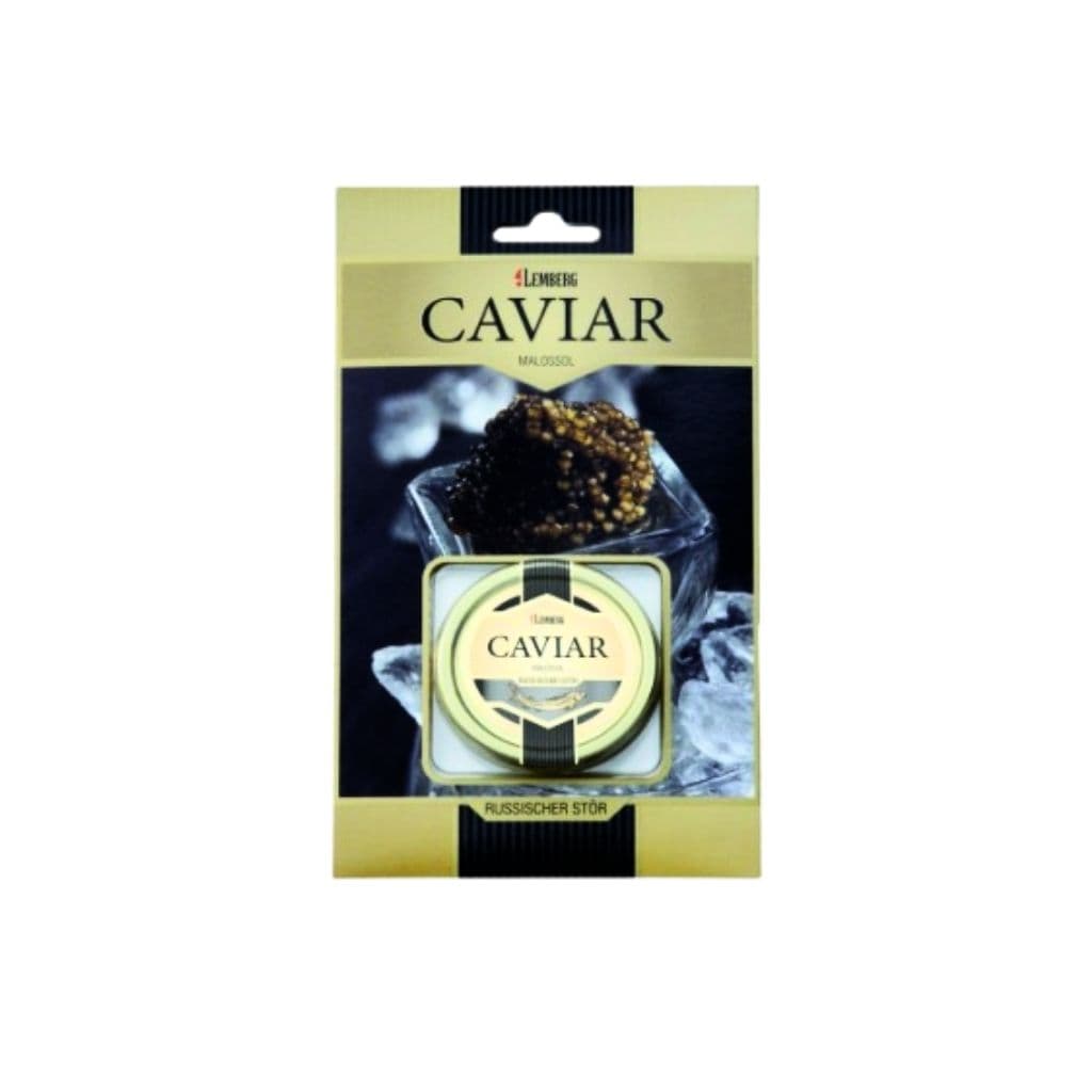 Kawior czarny z jesiotra syberyjskiego "Lemberg" 20g
