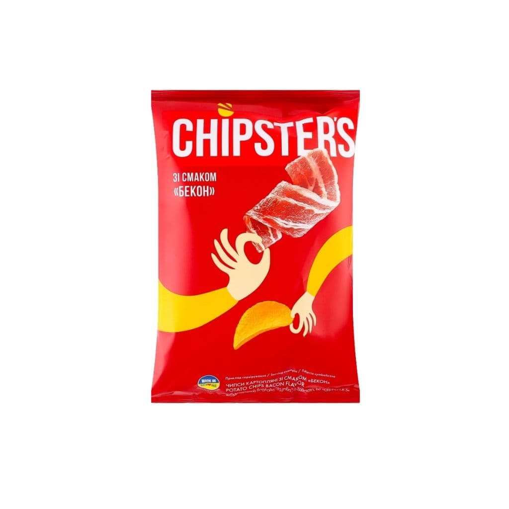 Chipsy ziemniaczane o smaku bekonu "Chipster's" 60g
