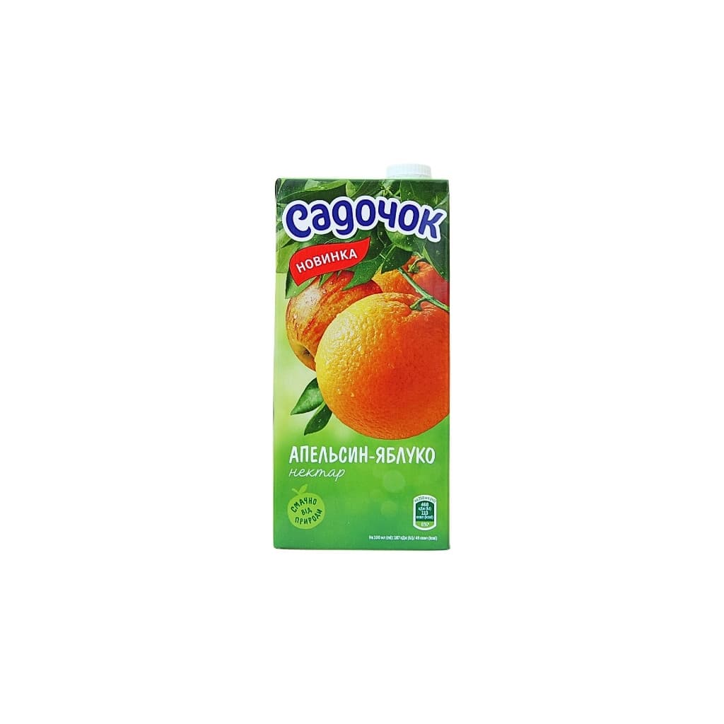 Nektar pomarańczowo-jabłkowy pasteryzowany "Sadochok" 950ml