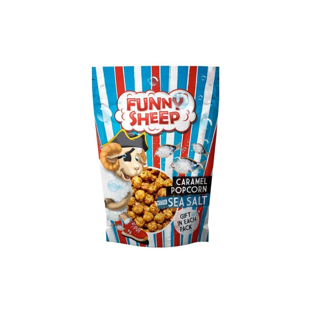 Popcorn w karamelu z solą morską "Funny Sheep" 90g