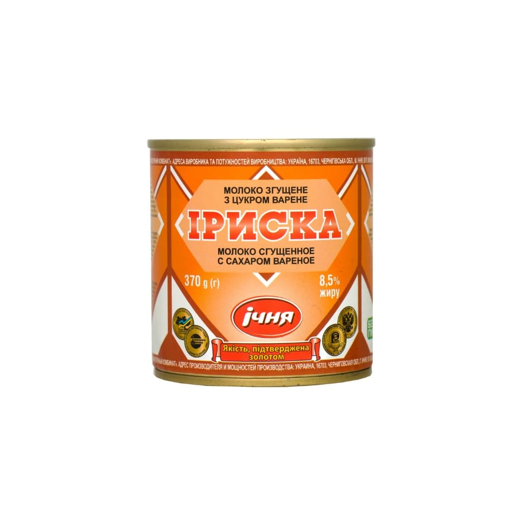 Mleko skondensowane z cukrem Iryska 6% "Icnya" 370g
