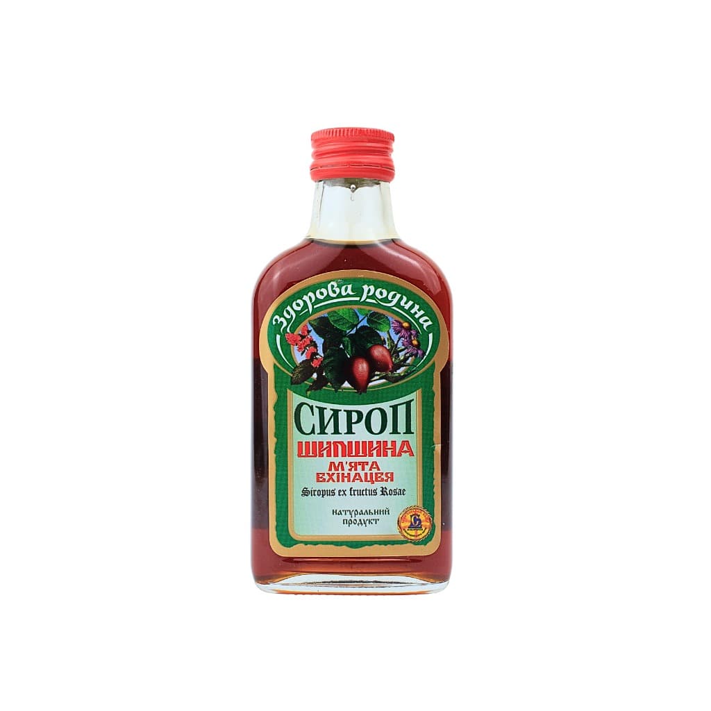 Syrop Dzika roza Echinacea Mieta "Zdrowa rodzina" 200ml