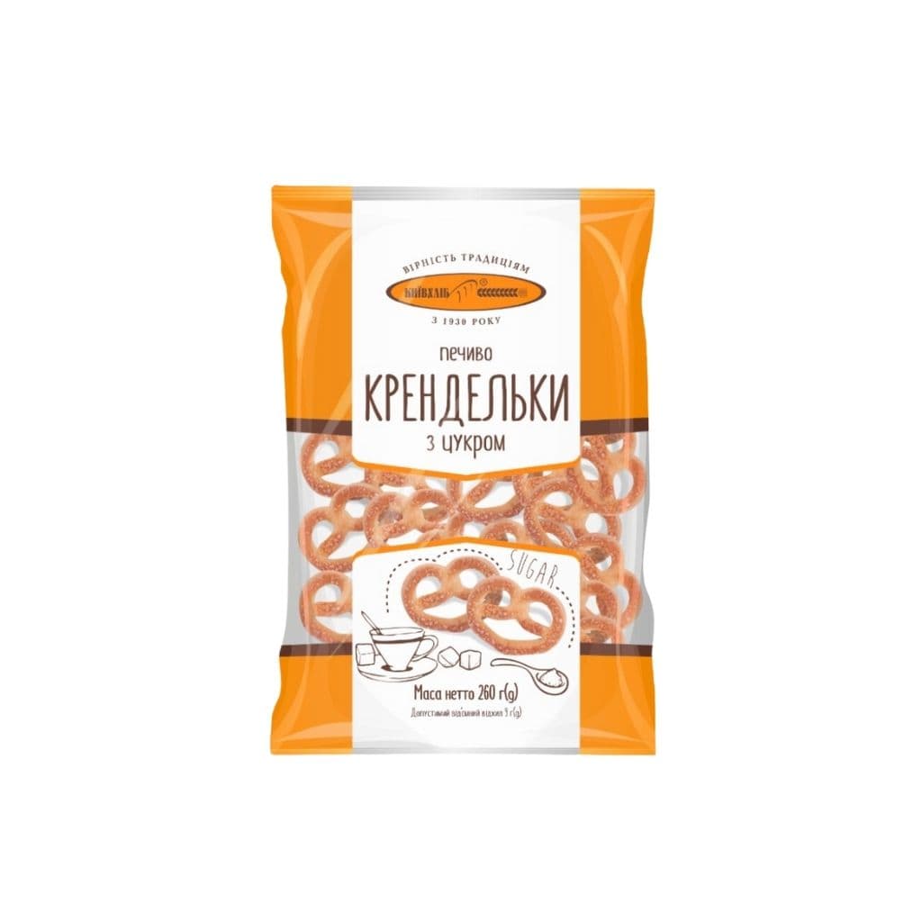 Ciasteczka Precle z cukrem "Kyivhlib" 260g
