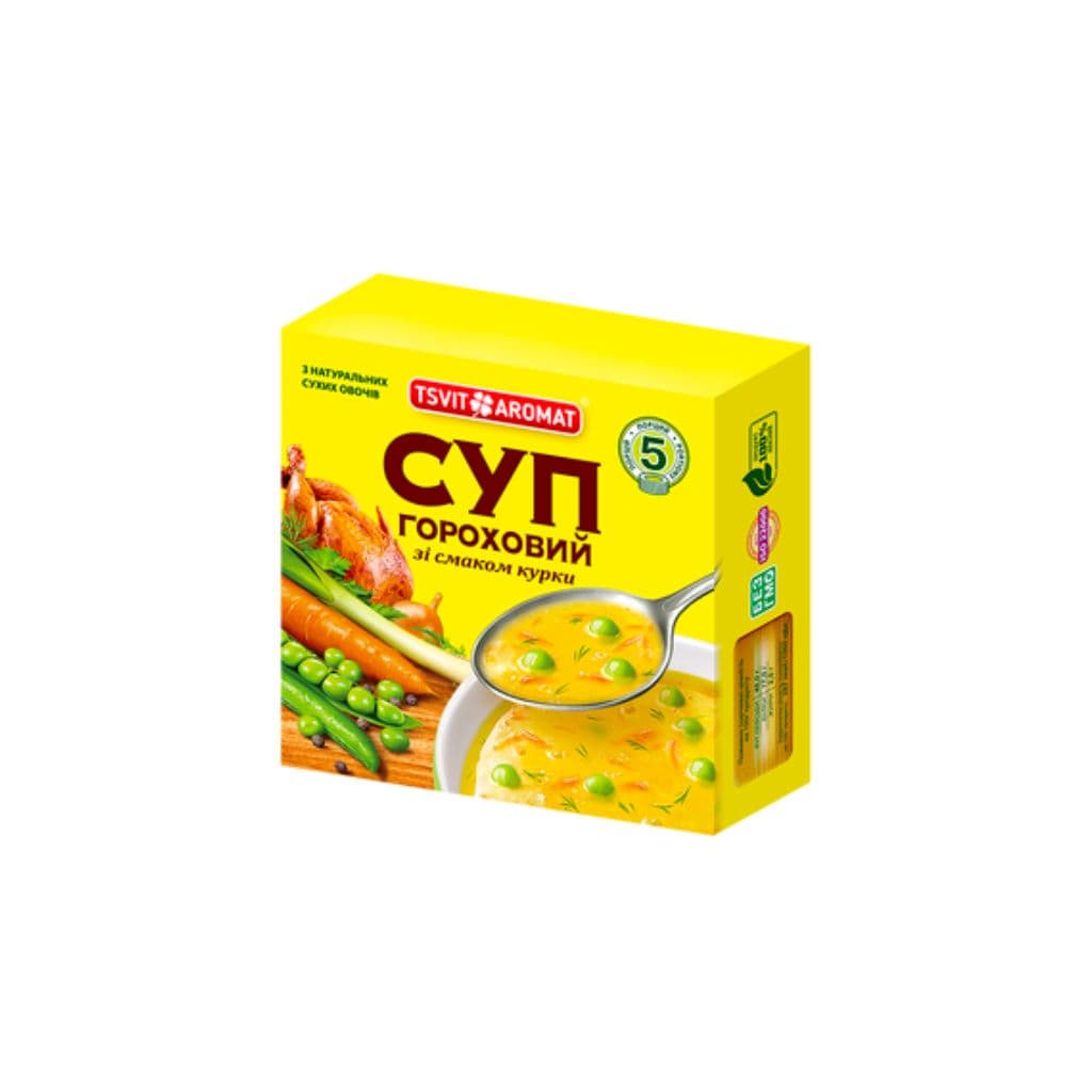 Zupa grochowa o smaku kurczaka "Tsvit i aromat" 150g