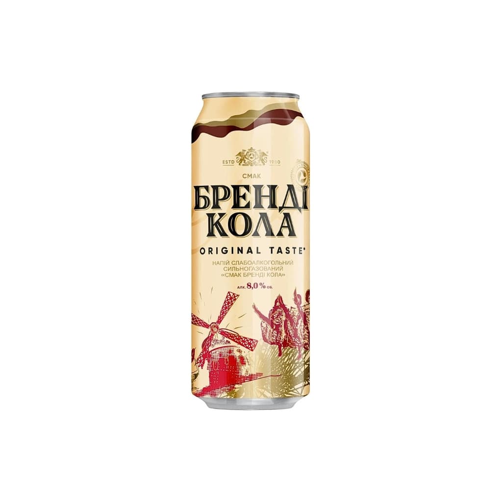 Koktajl Brandy Cola "Obolon" puszka 500ml