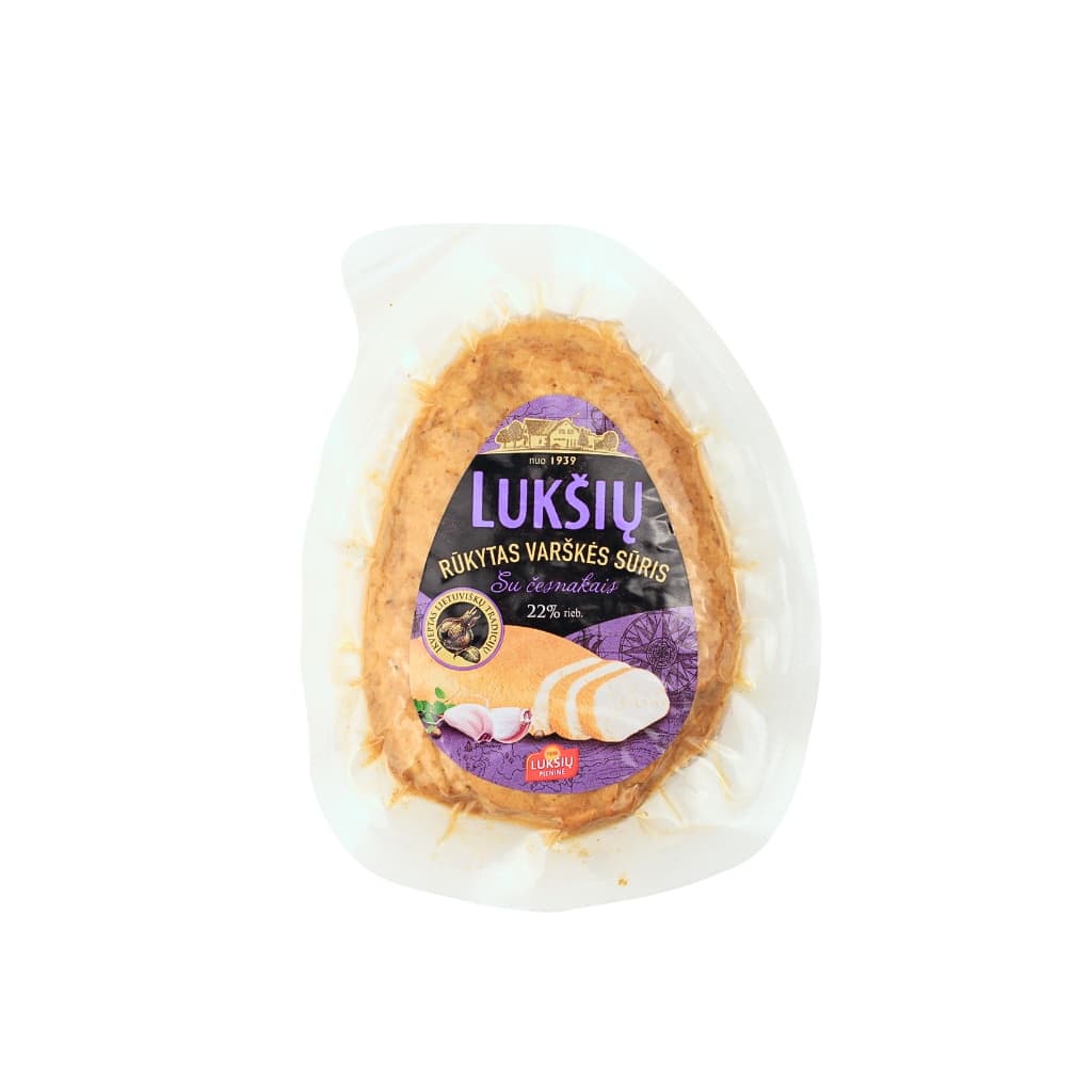 Twarog wedzony czosnkowy "Luksiu" 230g