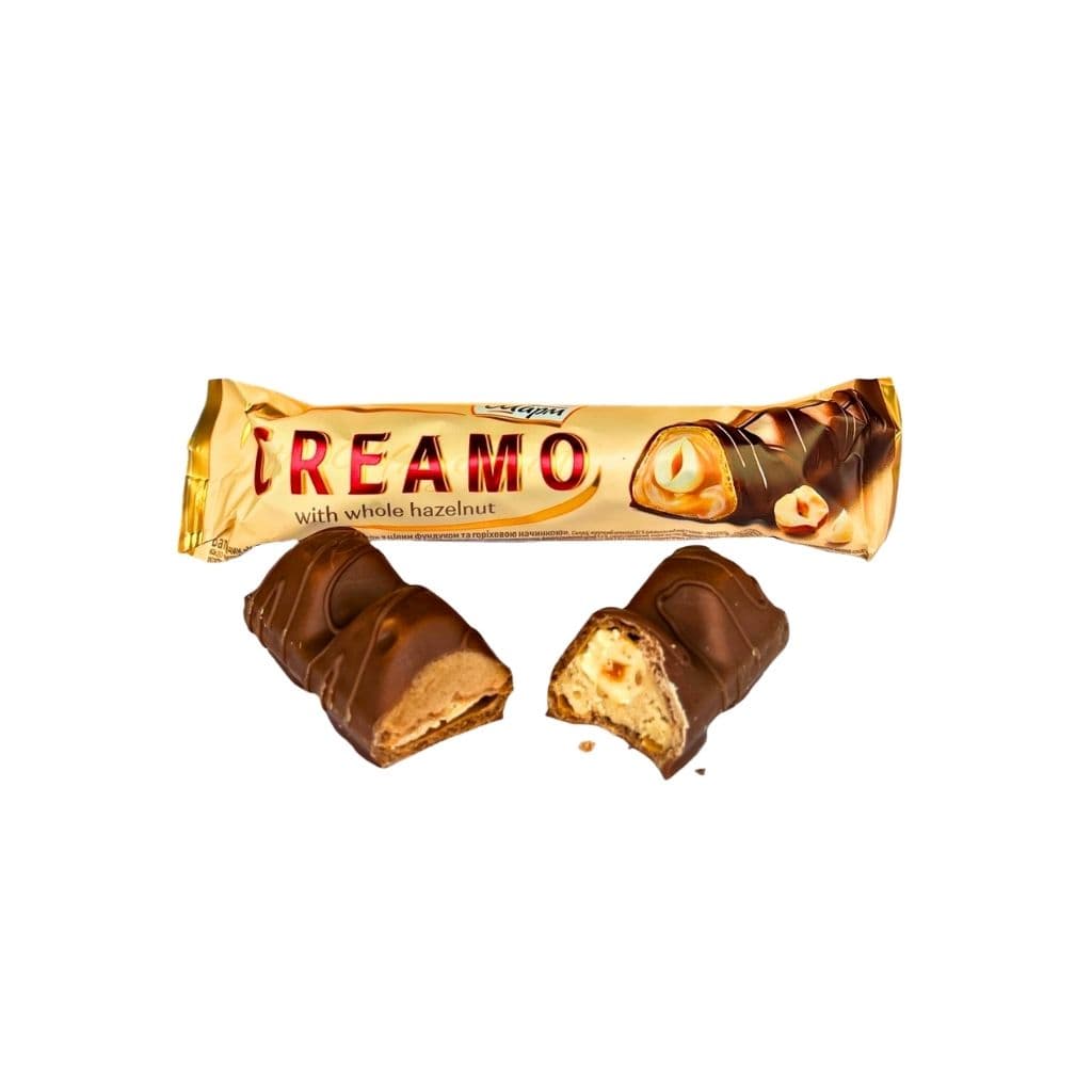 Batonik orzechowy z nadzieniem orzechowym Creamo "Royal Charm" 25g