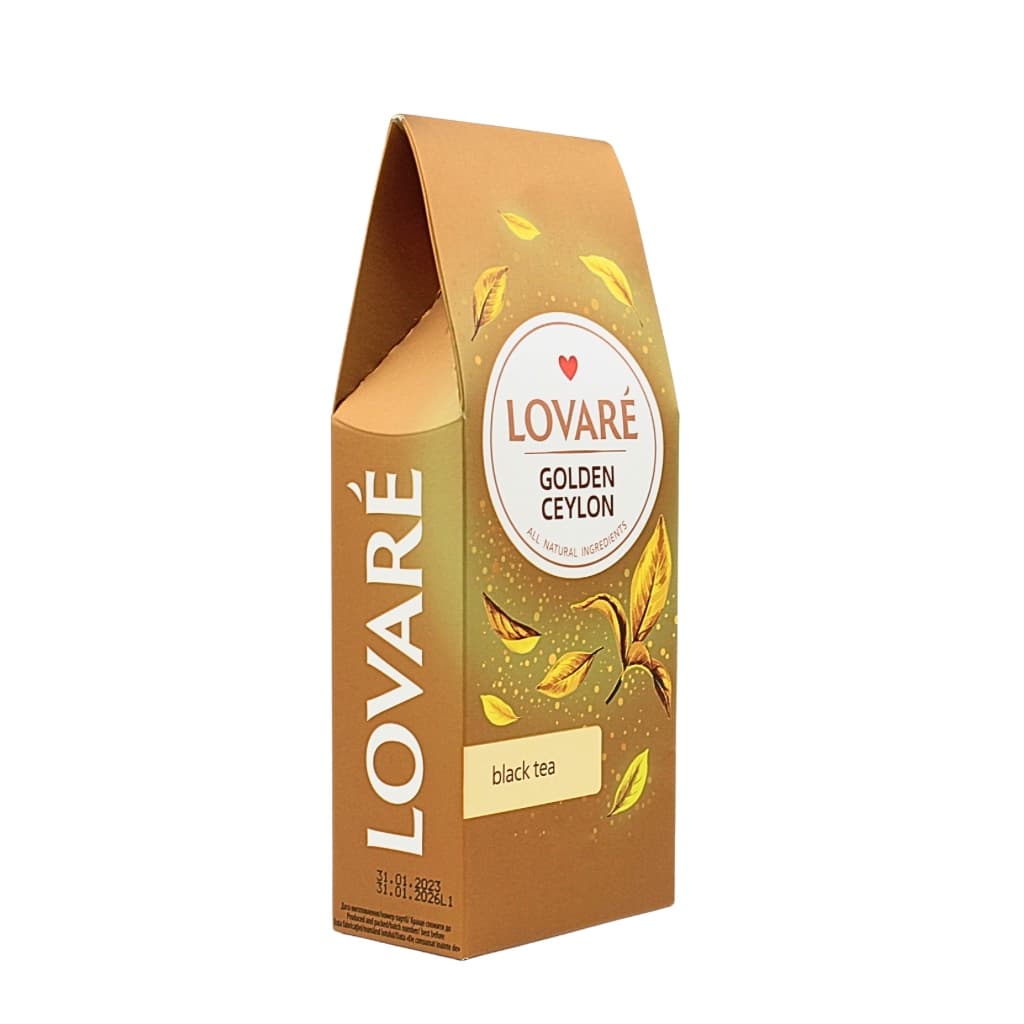 Herbata czarna golden ceylon "Lovare" 80g - zdjęcie 2