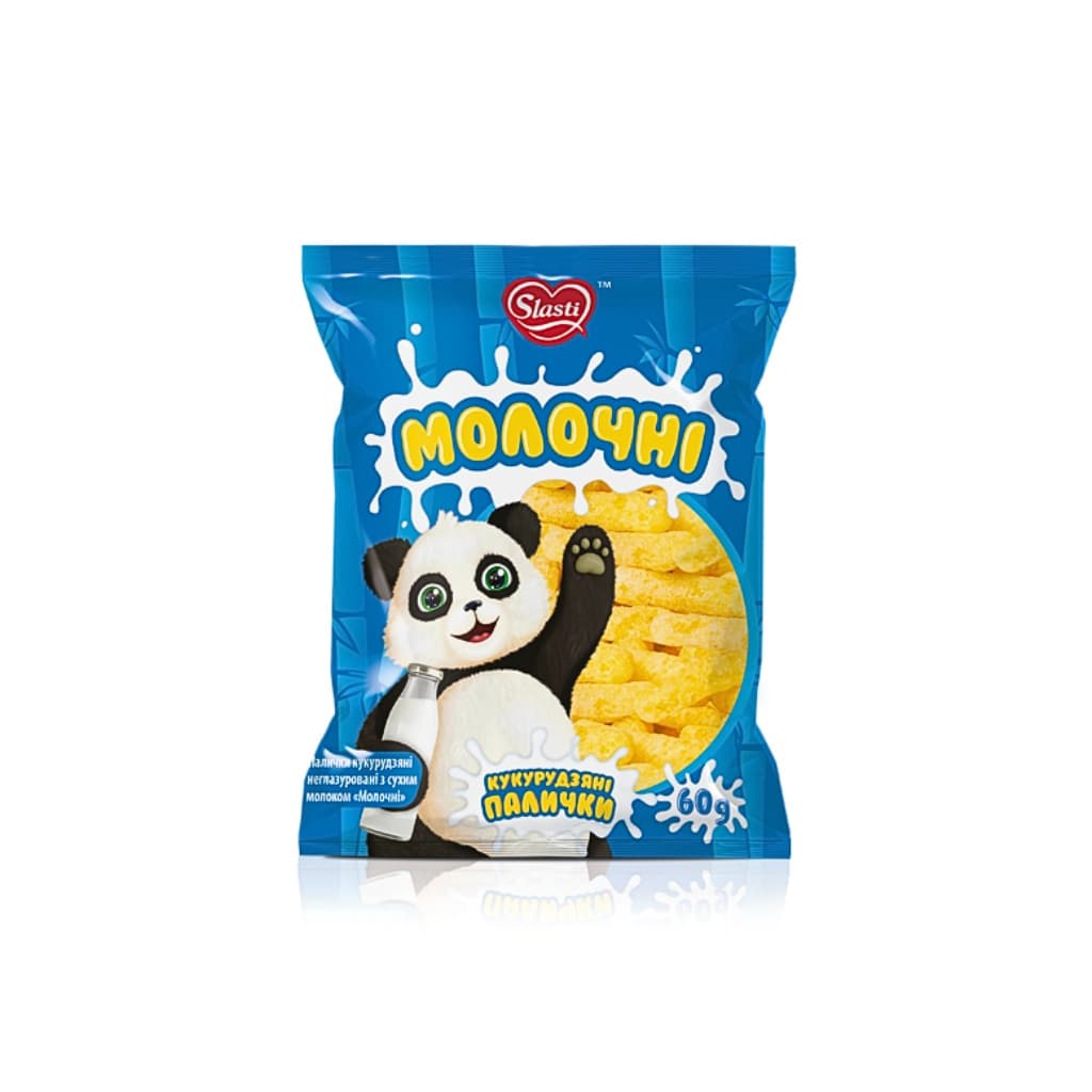 Chrupki o smaku mleka TM "Slasti Złote Ziarno" 60g