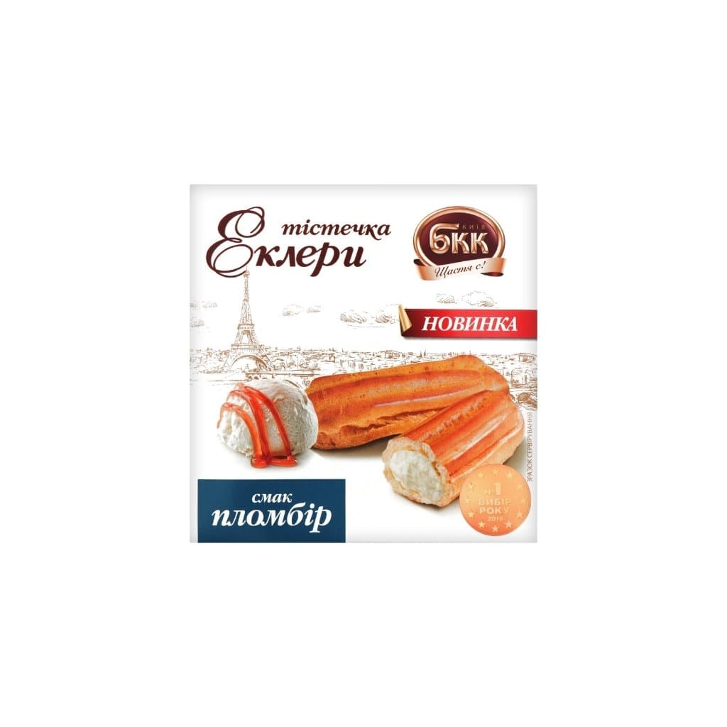 Eklery o smaku plombir "BKK" 120g