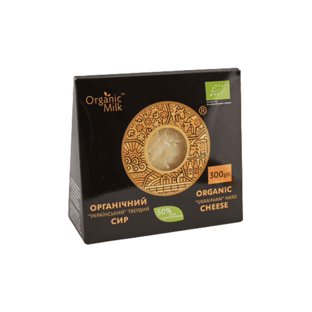 Ser twardy organiczny ukrański "Organic milk" 300g