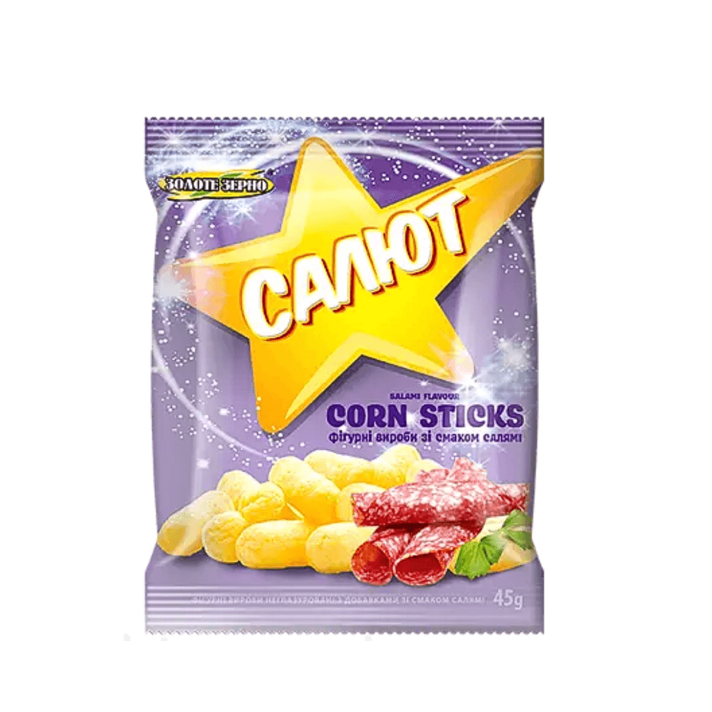 Chrupki o smaku salami  "Salut Złote Ziarno" 45g