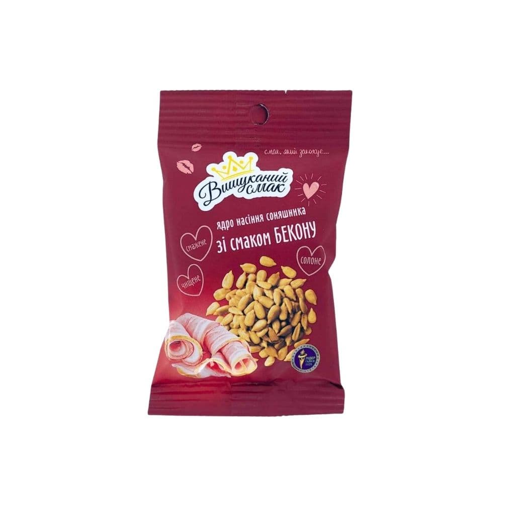 Nasiona słonecznika łuskane smażone o smaku kraba "Vishukanyj smak" 80g