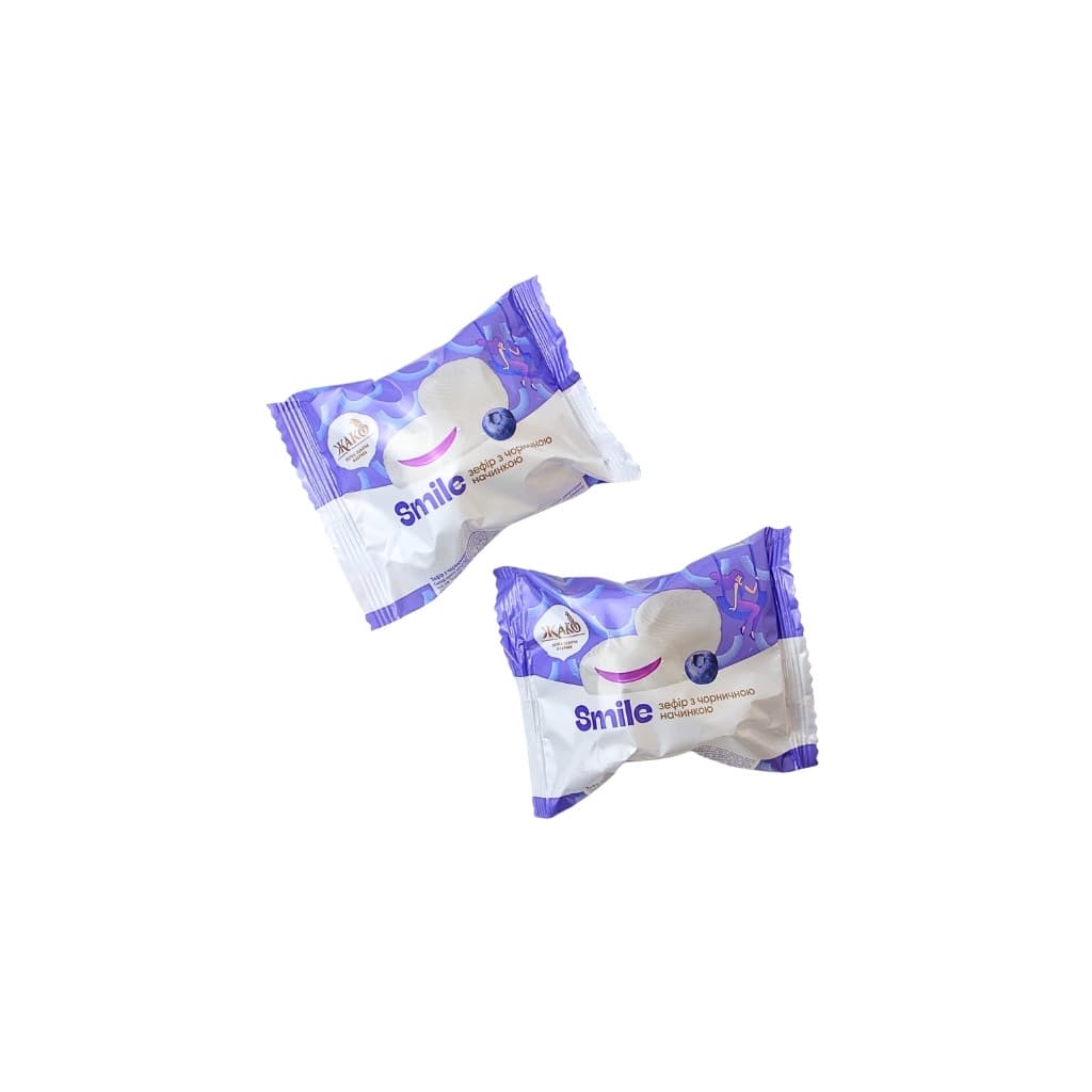 Zefir z nadzieniem borówkowym (100g) "JAKO" luz