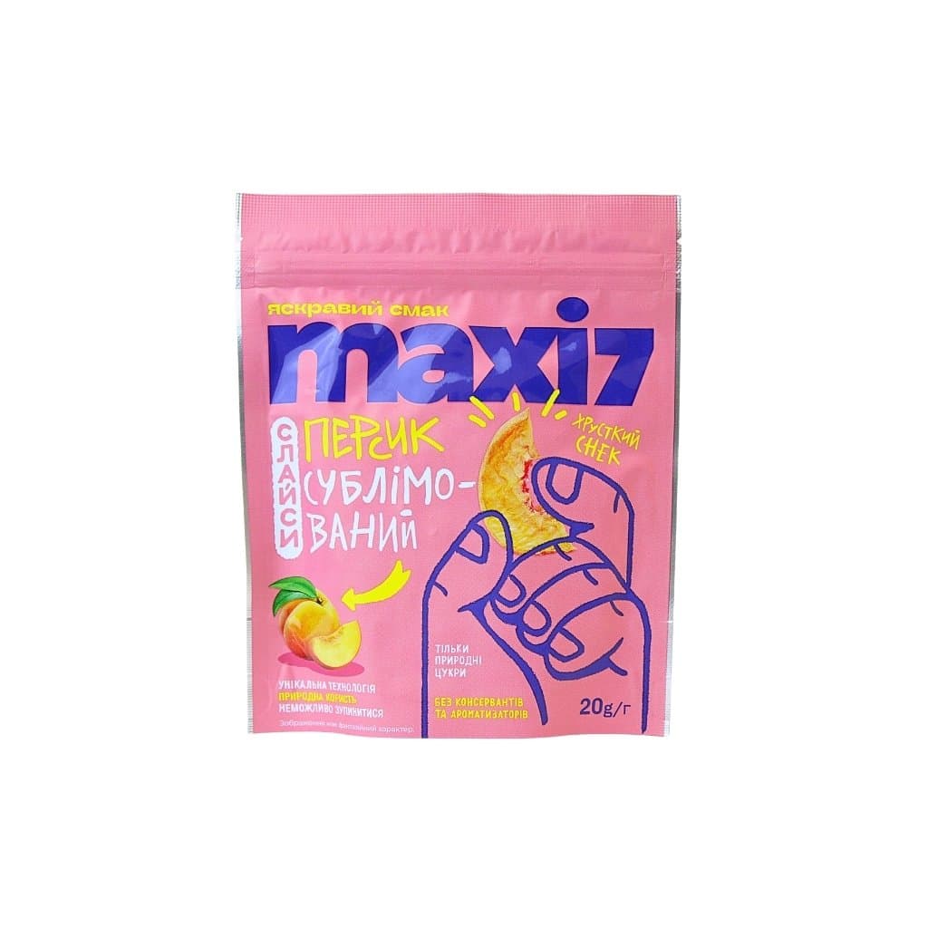 Plasterki suszone brzoskwini "Maxi 7" 20g