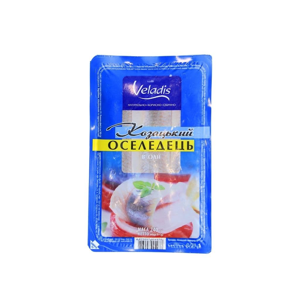 Śledż filet w oleje "Kozacki" 240g