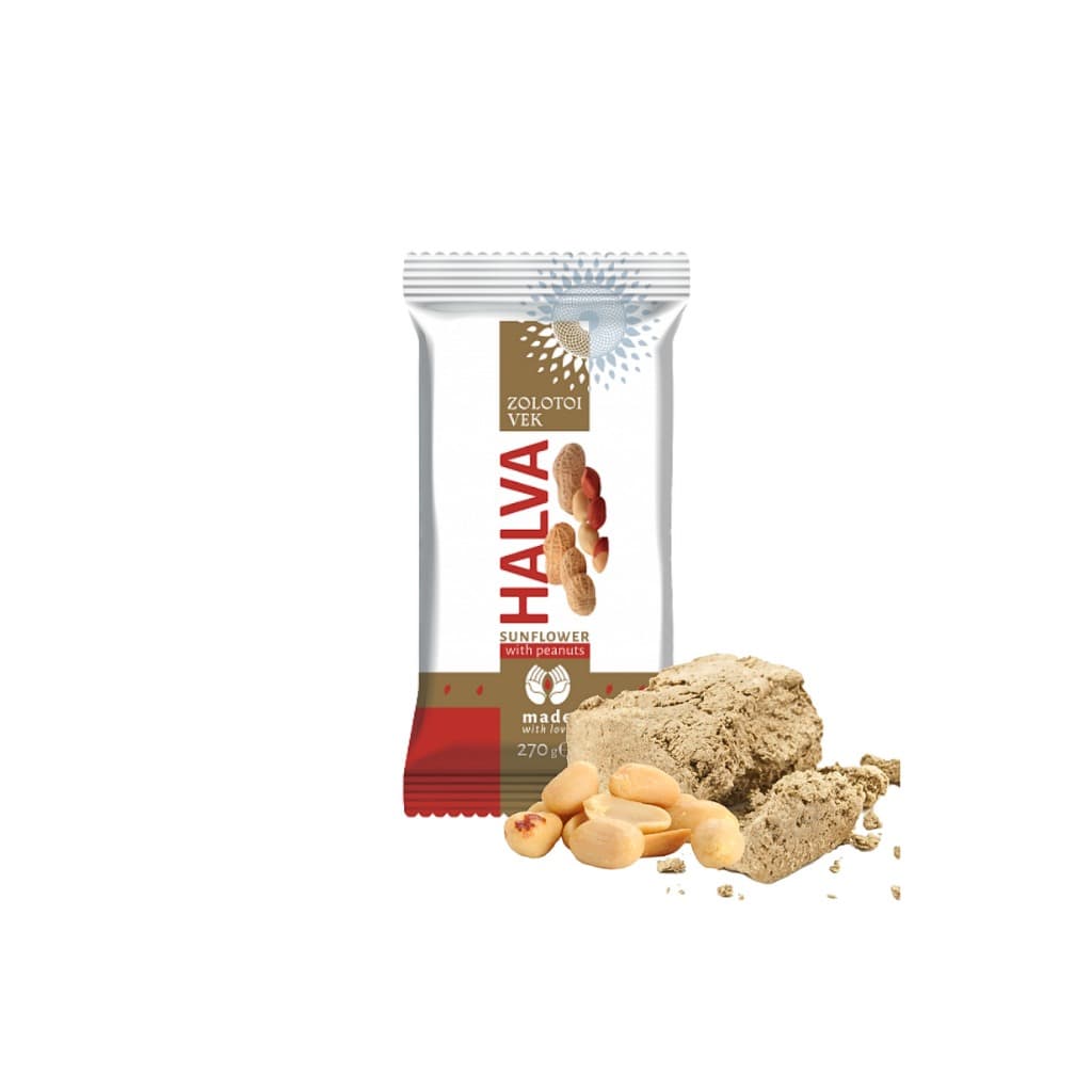 Chałwa słonecznikowa orzechy ziemne "Złoty Wiek" 270g