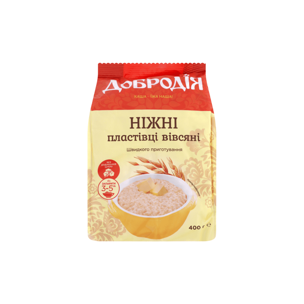 Płatki owsiane delikatne błyskawiczne "Dobrodiya" 400g