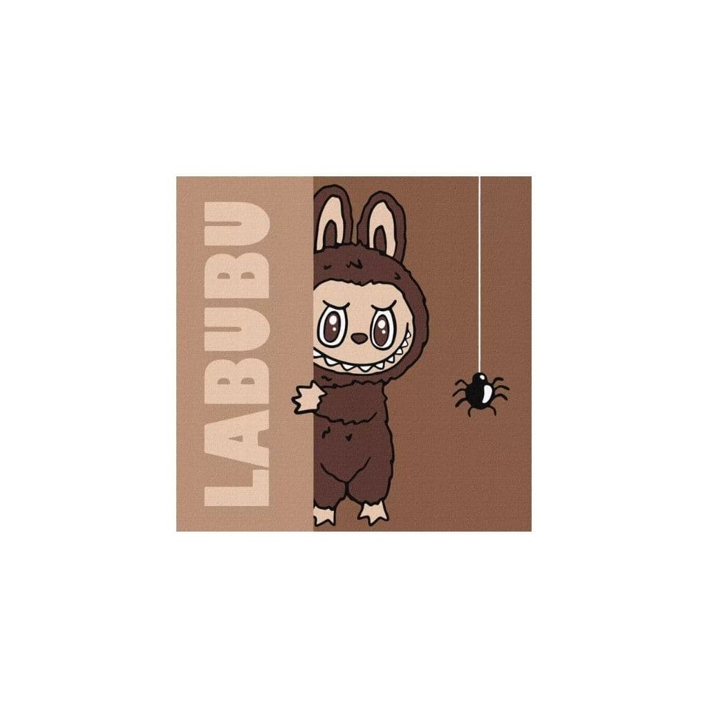 Zestaw do malowania po numerach "Labubu: Zabawa w chowanego" 25x25cm