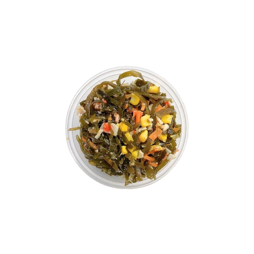 Algi morskie sałatka z mięsem kraba i kukurydzą (100g) luz