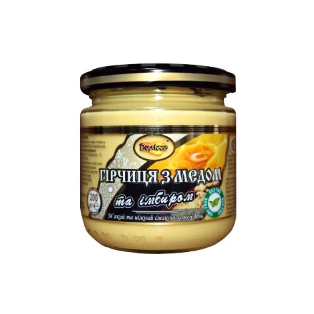Musztarda z miodem I imbirem "Delisso" 200g