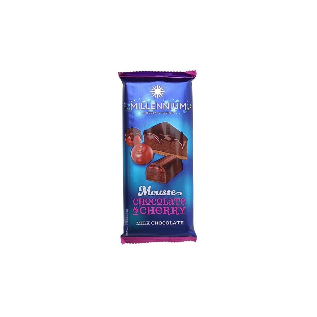 Czekolada Mousse chocolate milk/cherry "Millennium" 95 g