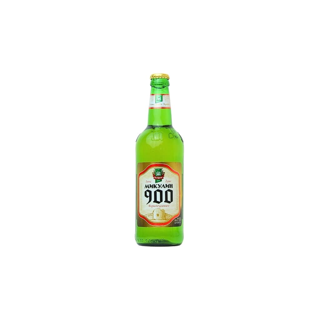 Piwo jasne "Mikulin-900" but. 500ml