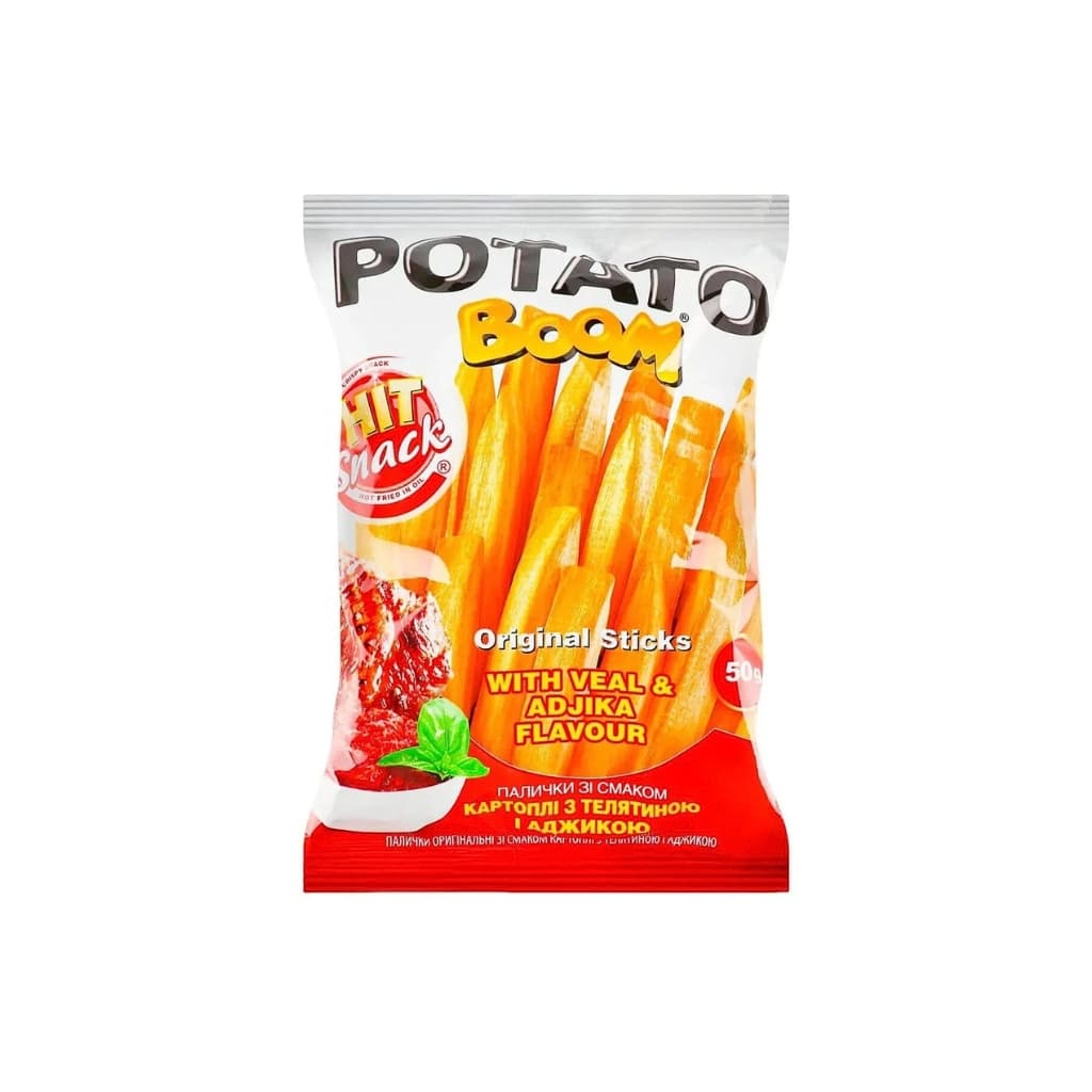 Pałuszki o smaku ziemniaków z cielęciną i adżyką "Potato boom Złote Ziarno" 25g