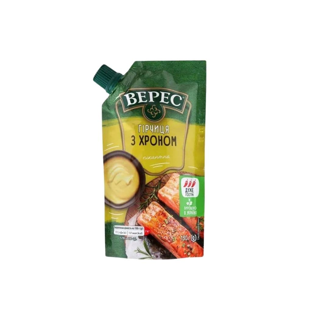 Musztarda z chrzanem "Veres" 130ml