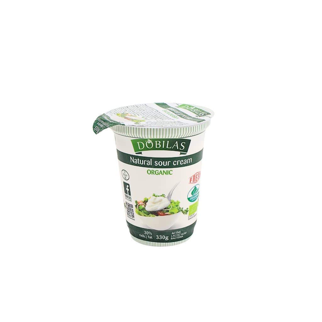 Śmietana ekologiczna "Dobilas" 330g