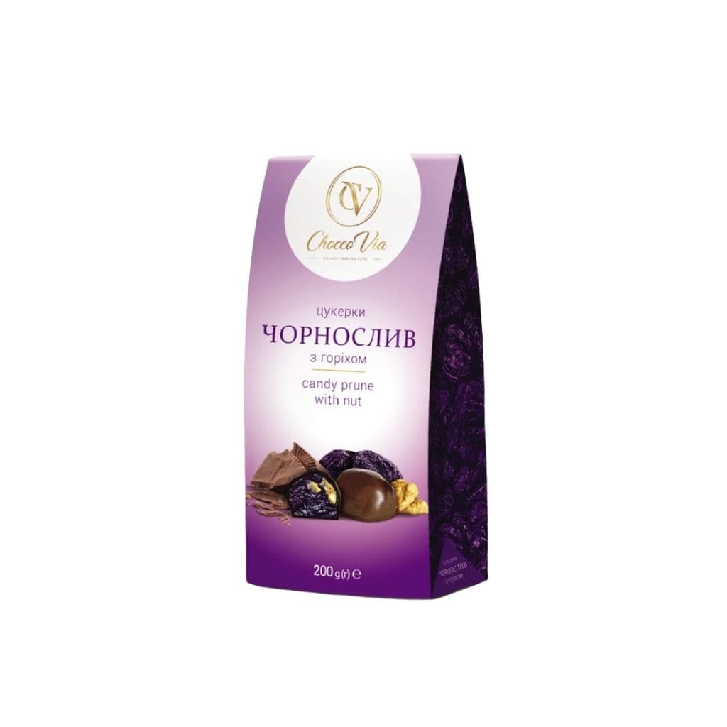 Cukierki sliwka z orzechem wloskim  "Ametyst Plus" 200g