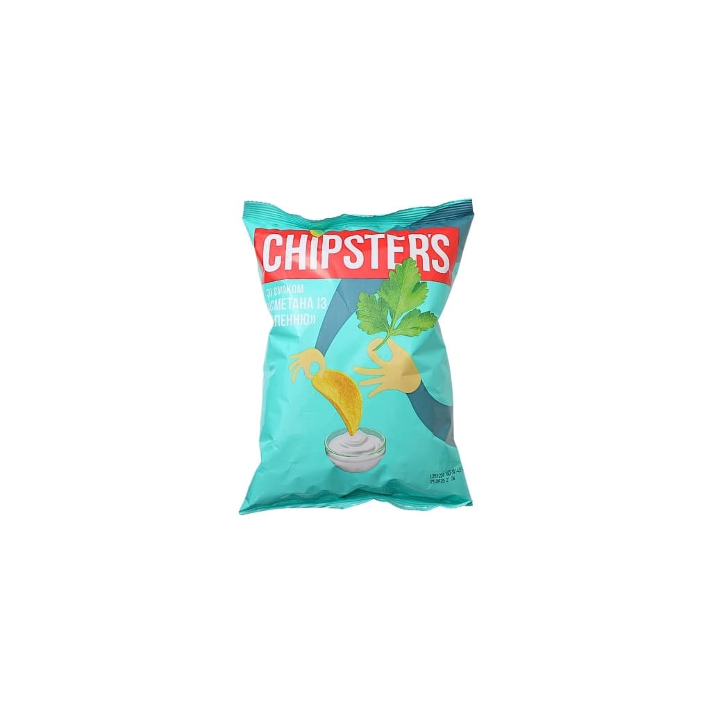 Chipsy o smaku śmietany z ziołami "Chipster's" 60g
