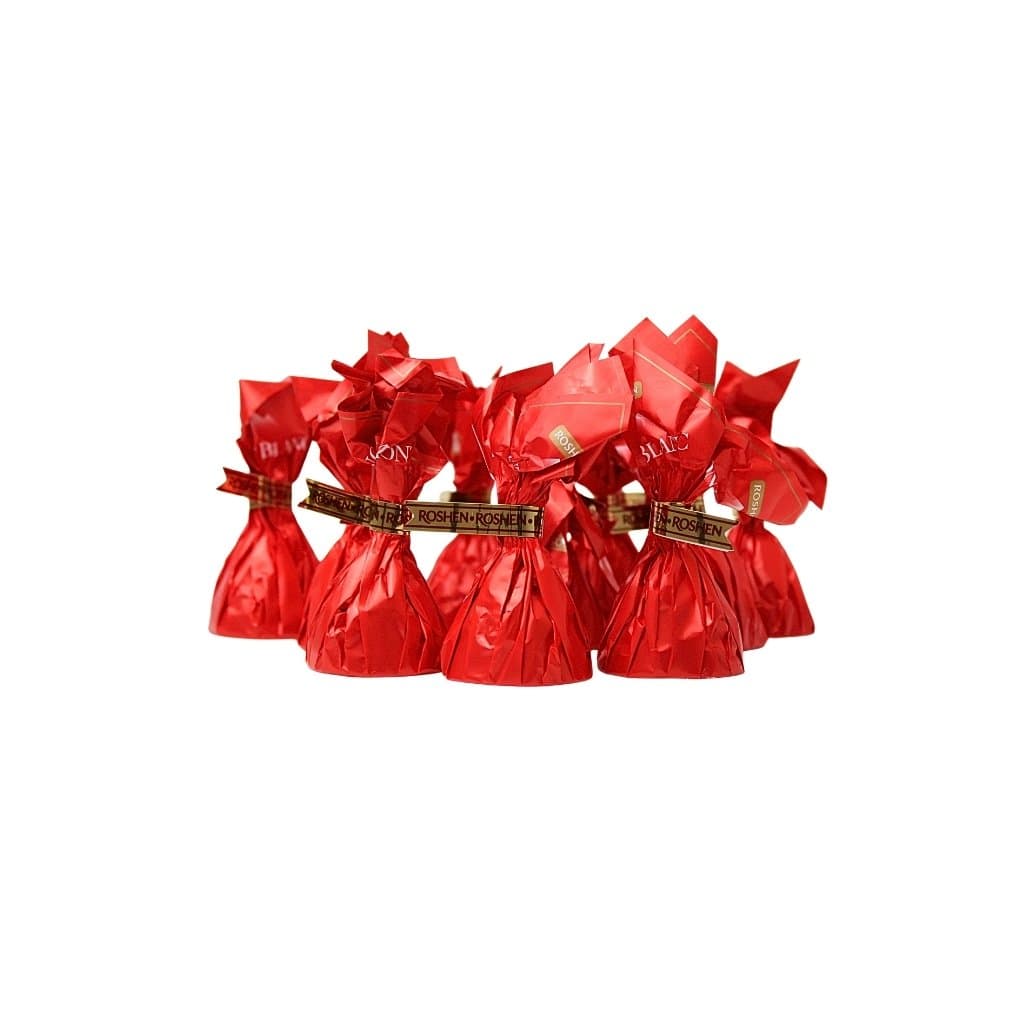 Cukierki Monblan z kawałkami karmelizowanych migdałów  "Roshen" (100g) luz