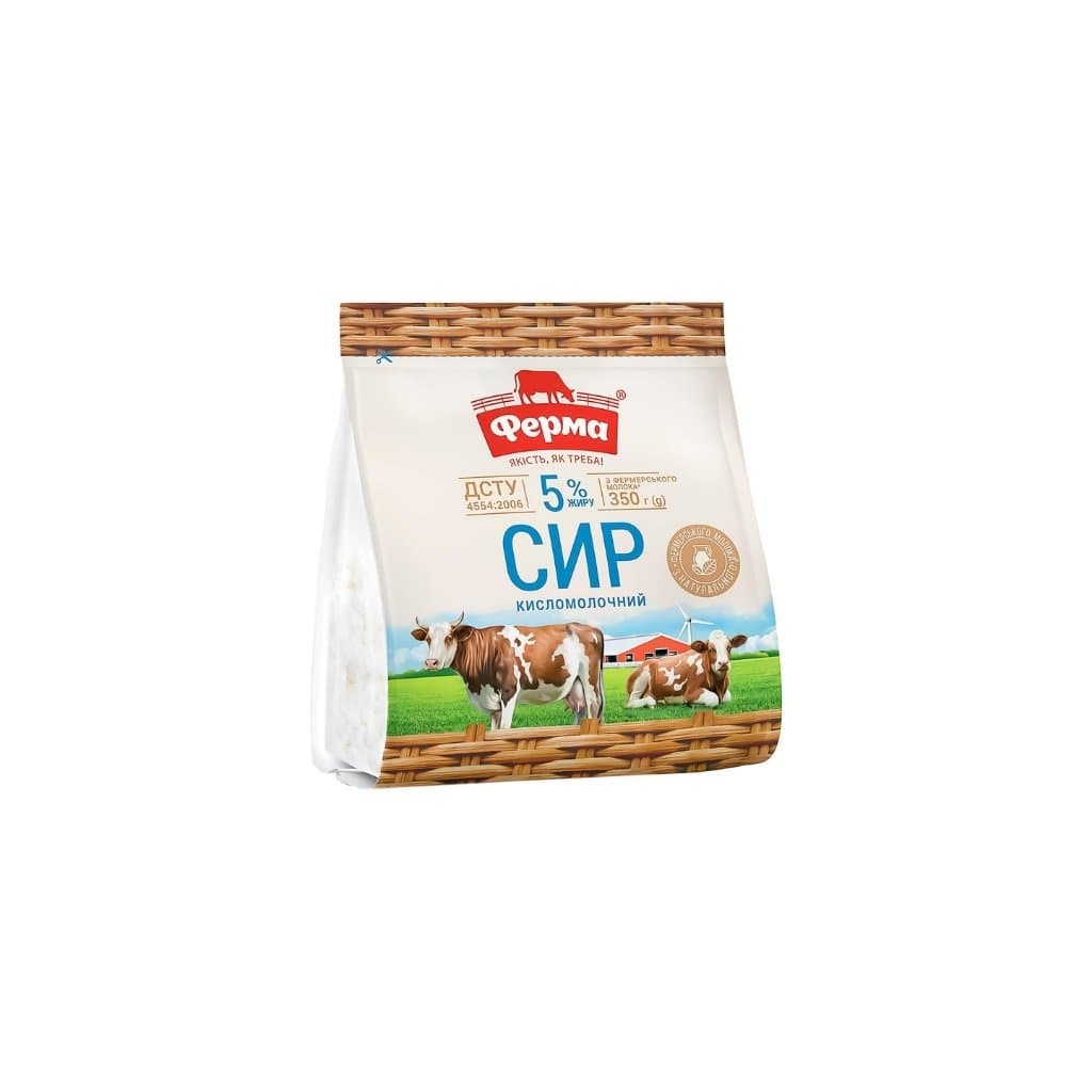 Ser kwaśno-mleczny 5% "Ferma" 350g