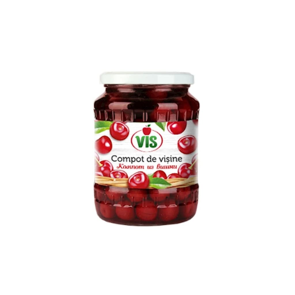 Kompot wisniowy z pestka "VIS" 730g